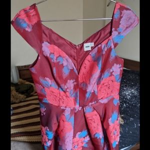 ASOS Floral Holiday Party Dress, US 10